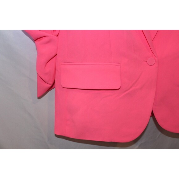 GENERATION LOVE WOMEN'S MADISON CREPE BLAZER ULTRA PINK $385 NWT - Picture 3 of 7